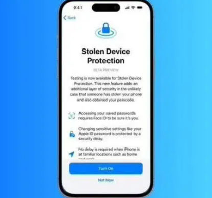 察哈尔右翼前苹果授权维修店分享被盗设备保护功能开启方法 